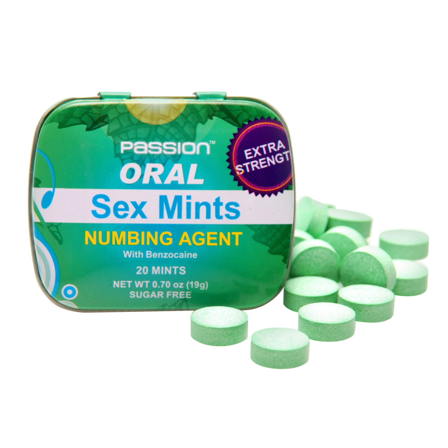 Oral Sex Mints with Numbing Agent Retail Fishbowl Display- 60 Piece Display