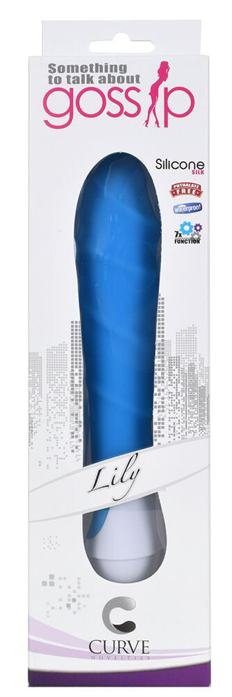 Lily 7 Function Silicone Vibe- Blue