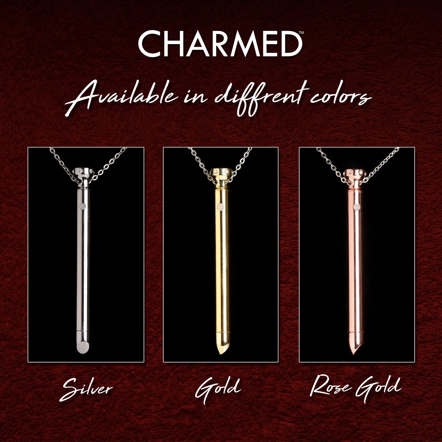 7X Vibrating Necklace - Rose Gold