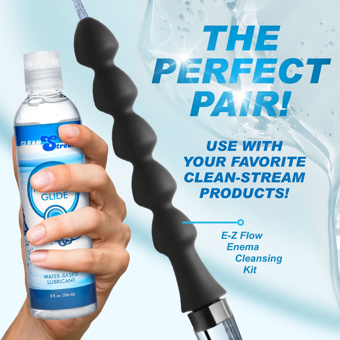 CleanStream Water-Based Anal Lube 8 oz