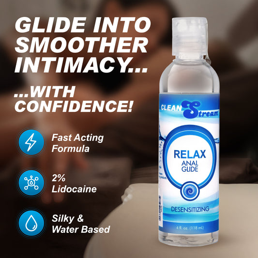 CleanStream Relax Desensitizing Anal Lube 4 oz