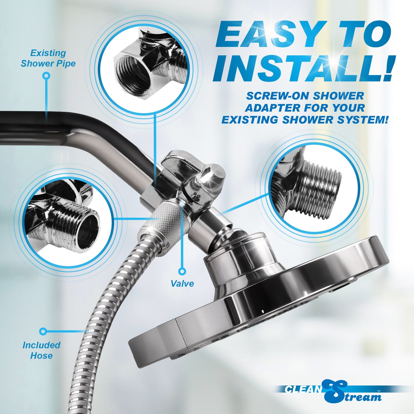 All In One 4 Tip Shower Enema System