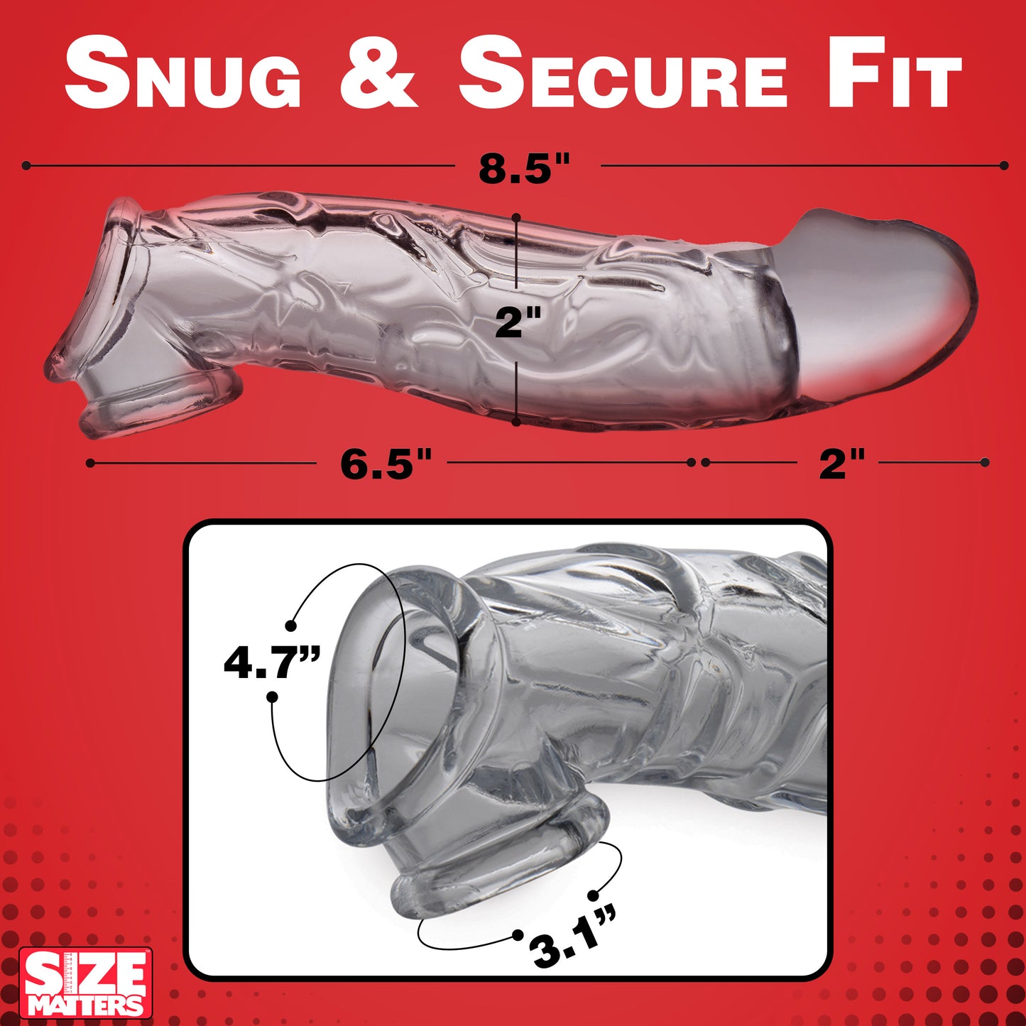 2 Inch Clear Extender Sleeve