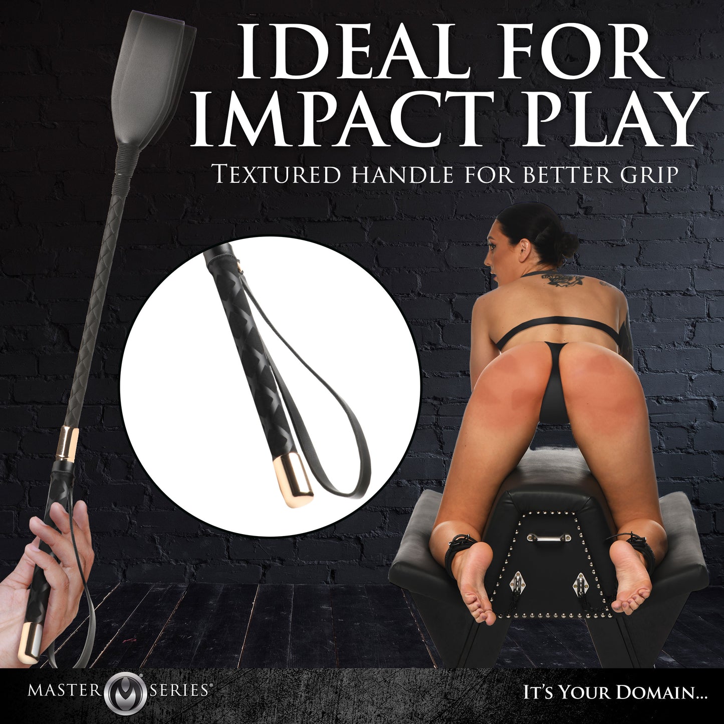 Stallion Riding Crop - 18 Inch