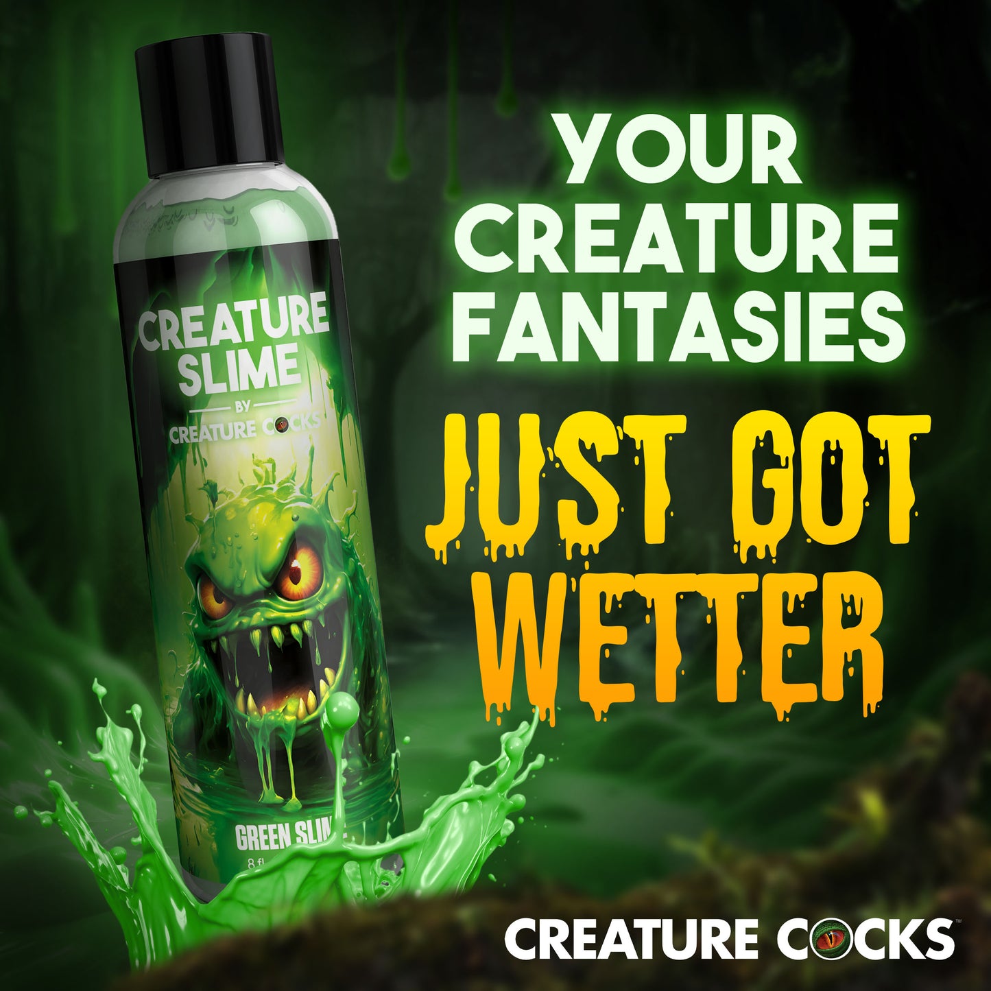 Green Creature Slime Water-Based Lubricant - 8oz