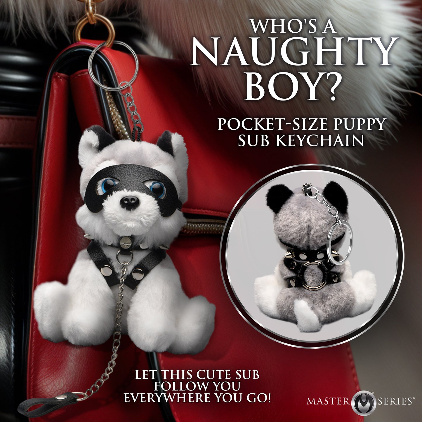 Max the Fetish Pup Keychain