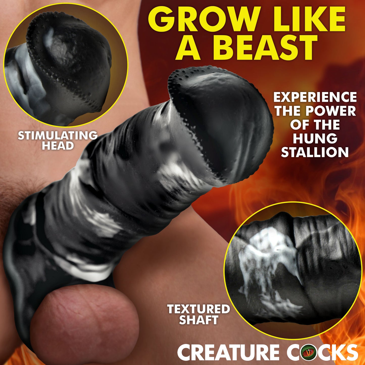 Stallion 1" Silicone Penis Extension