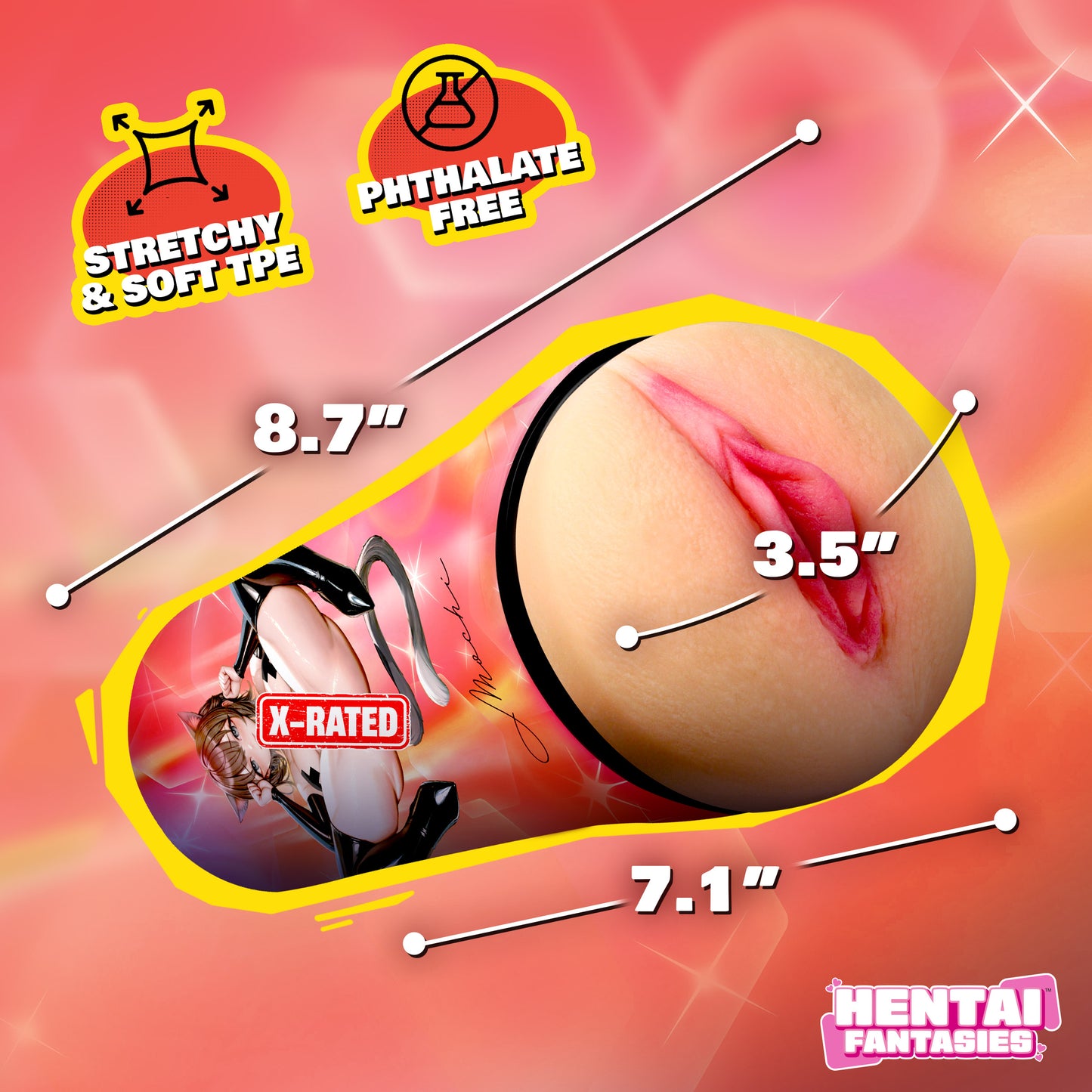Mochi the Cat Girl Pussy Masturbator