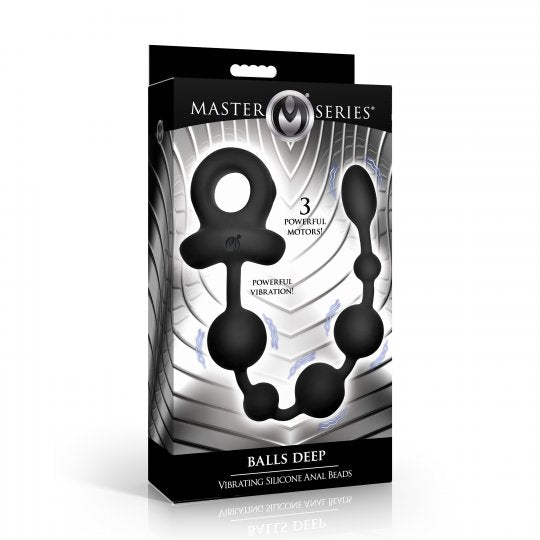 Balls Deep Vibrating Silicone Anal Beads