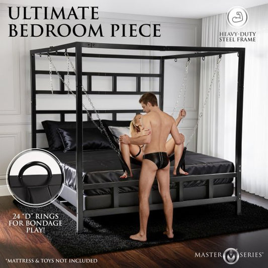 King Size Dungeon Bed with Suspension Canopy
