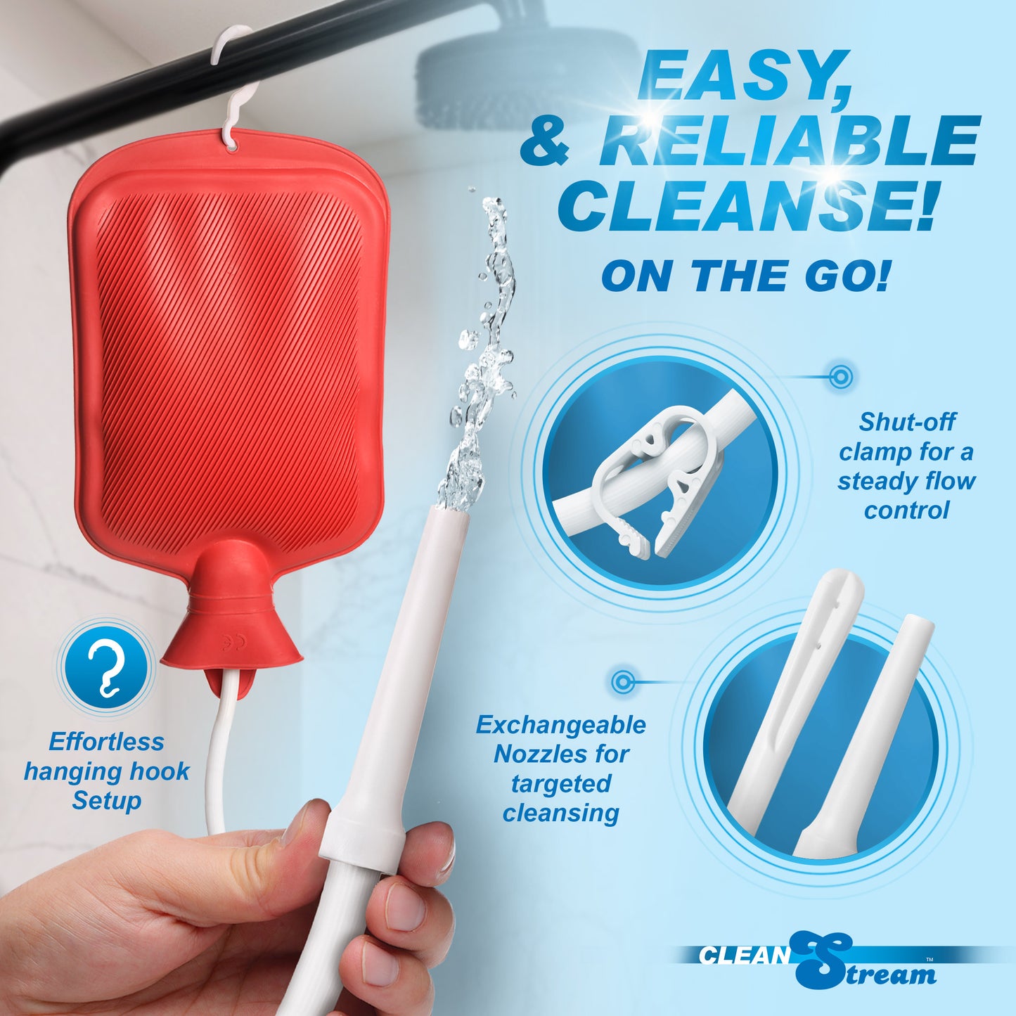 CleanStream Water Bottle Douche Kit