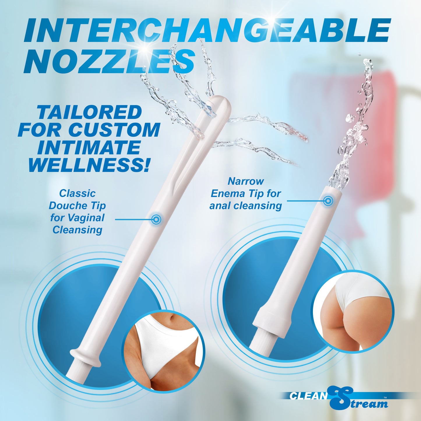 CleanStream Water Bottle Douche Kit