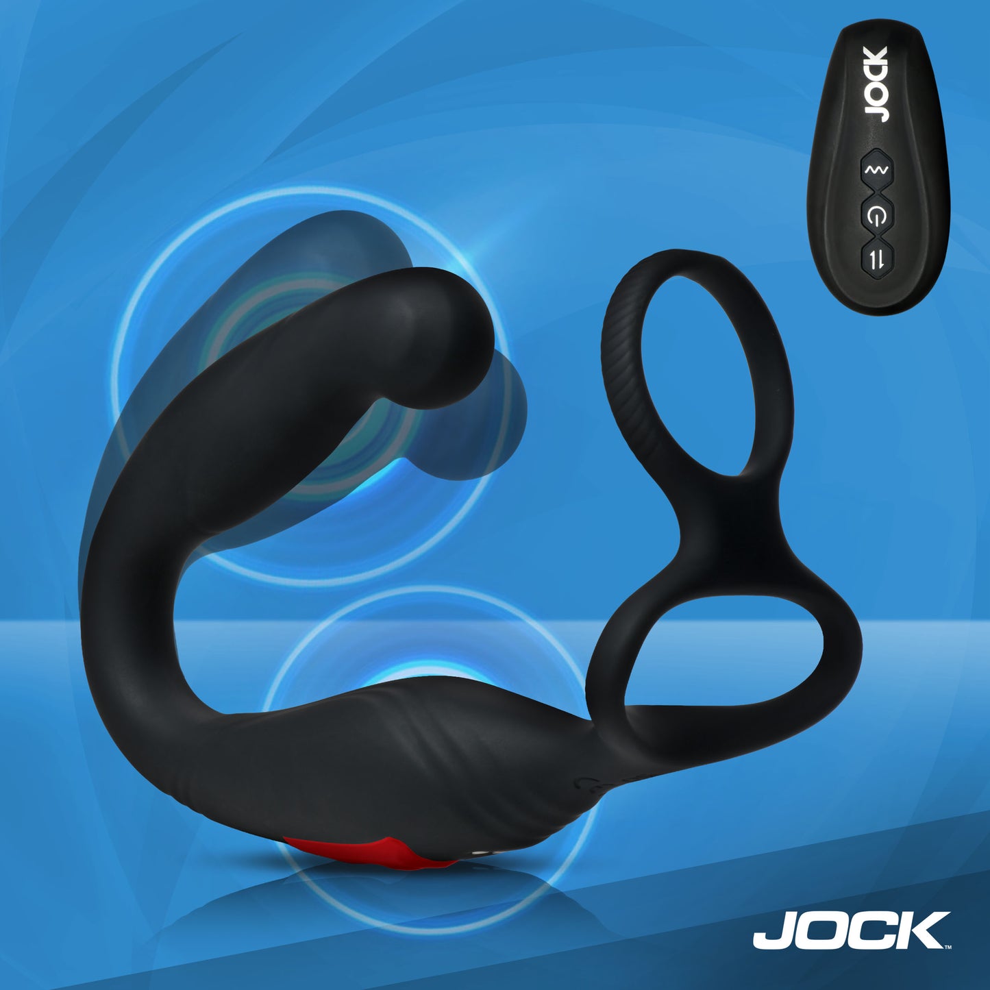 Axis Gyrating Prostate Vibrator with C-Ring