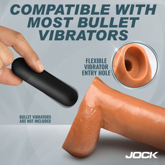 Jock Latte Dildo with Balls - 6 Inch