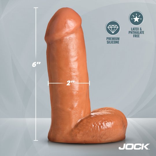 Jock Latte Dildo with Balls - 6 Inch