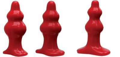 Red Tantus Severin Butt Plugs