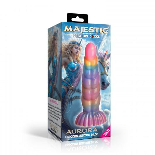 Aurora Unicorn Silicone Dildo
