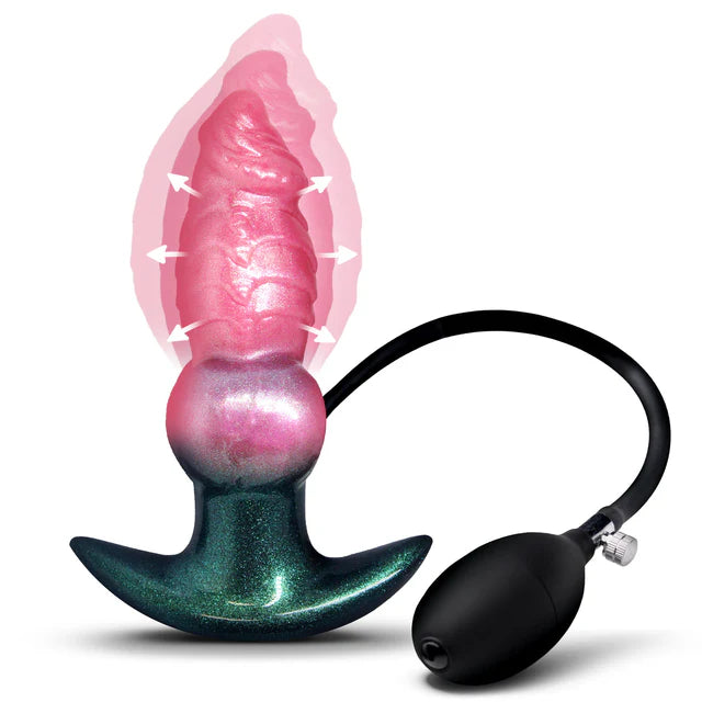 Girthy Likan Inflatable Silicone Anal Plug