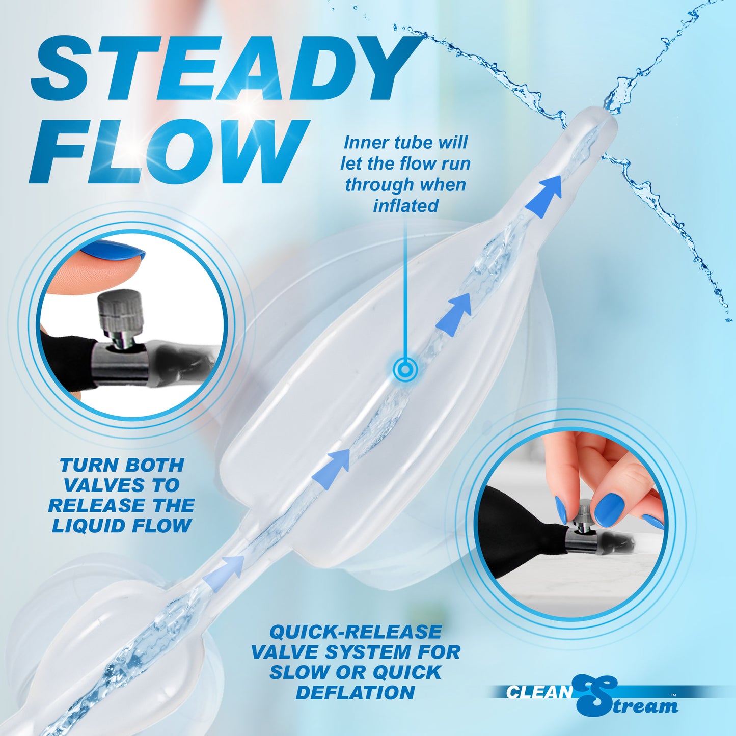 CleanStream Silicone Double Bulb Nozzle
