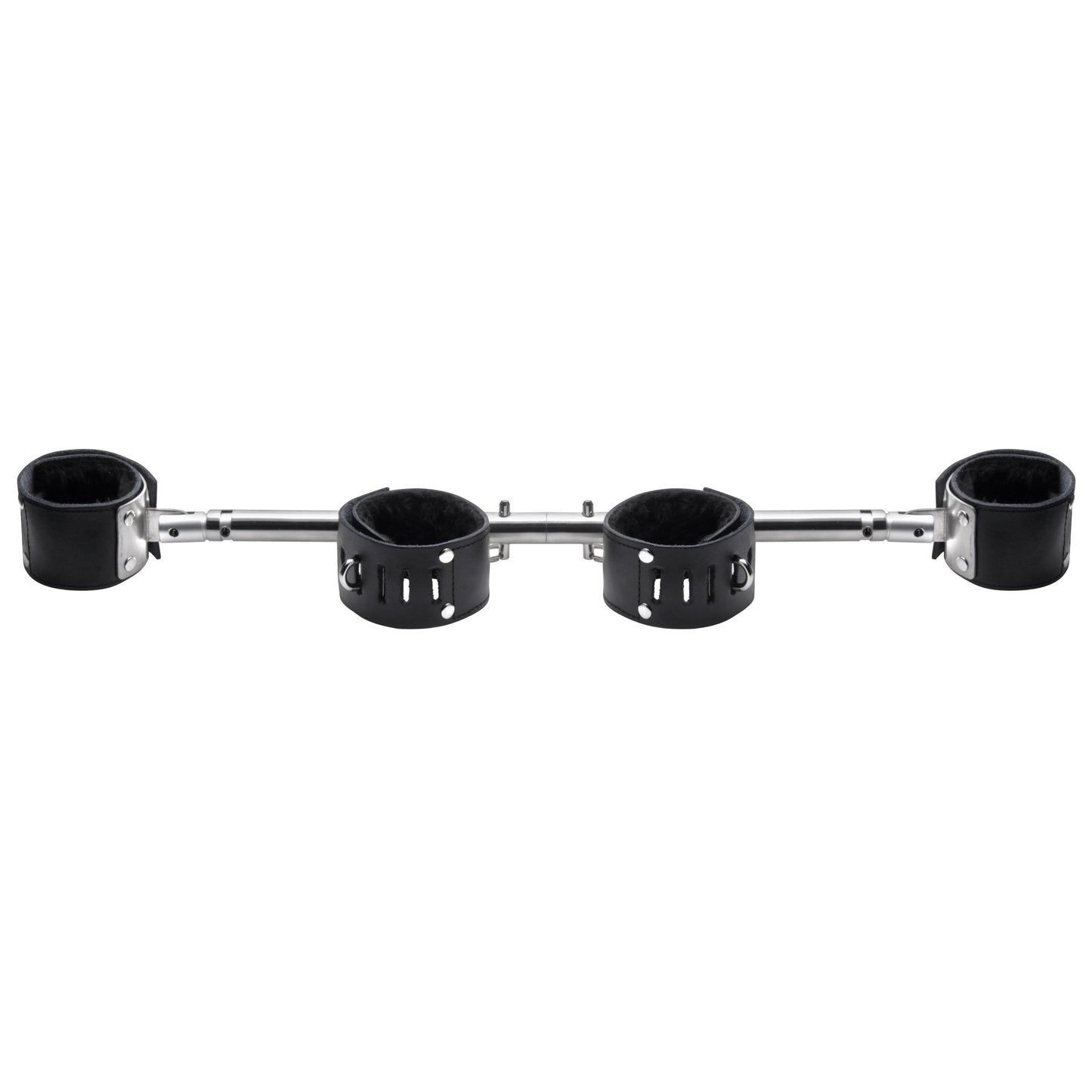 Adjustable Swiveling Spreader Bar with Leather Cuffs