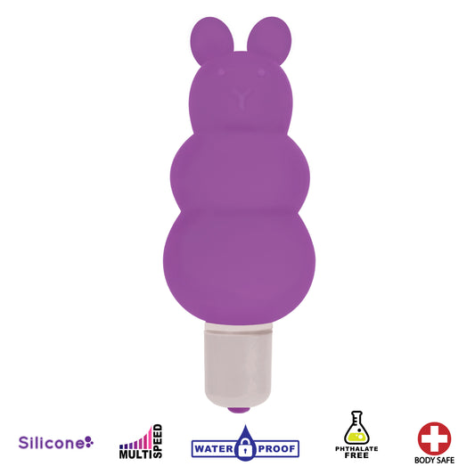 Excite Silicone Ripple Bullet Vibe- Purple
