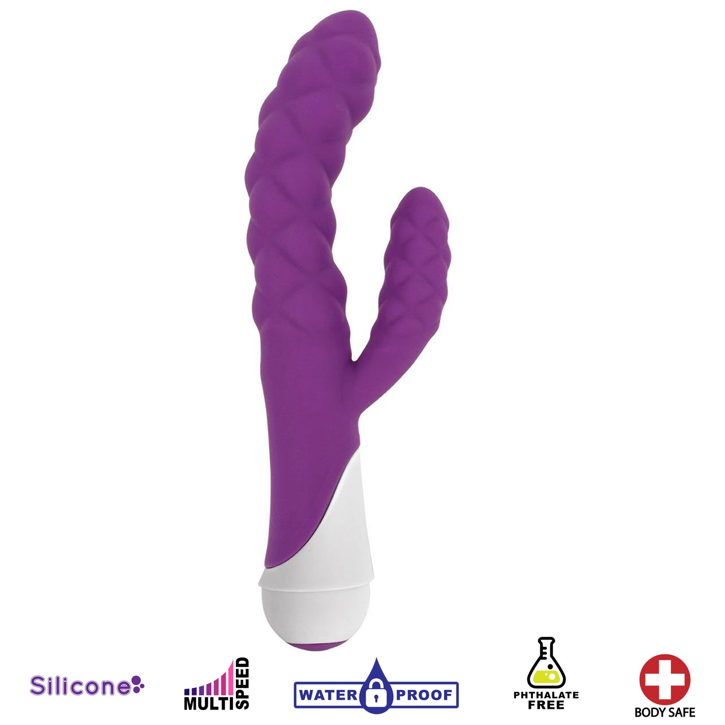 Ellen 20x Silicone Vibrator ��� Purple