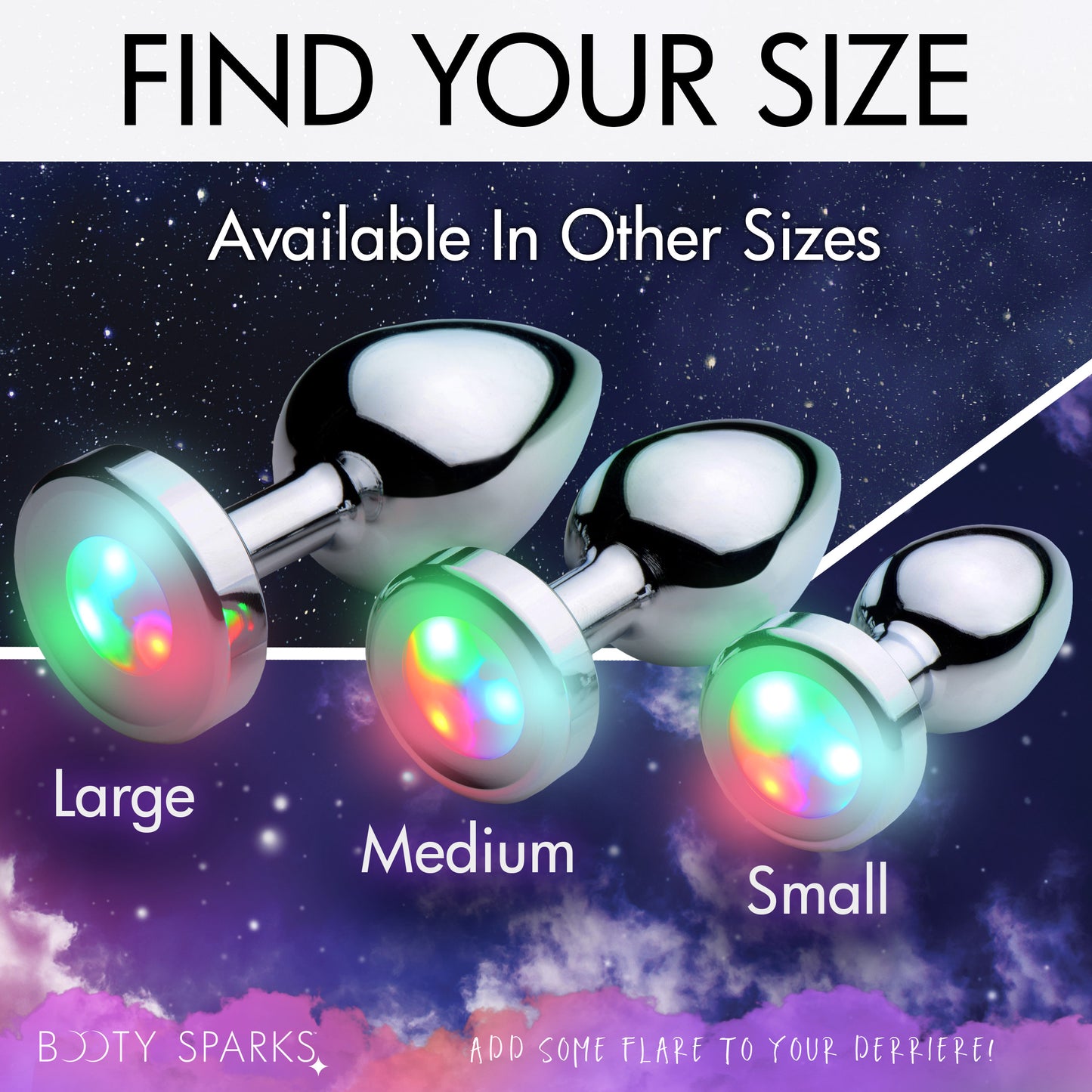 Light Up Anal Plug - Medium