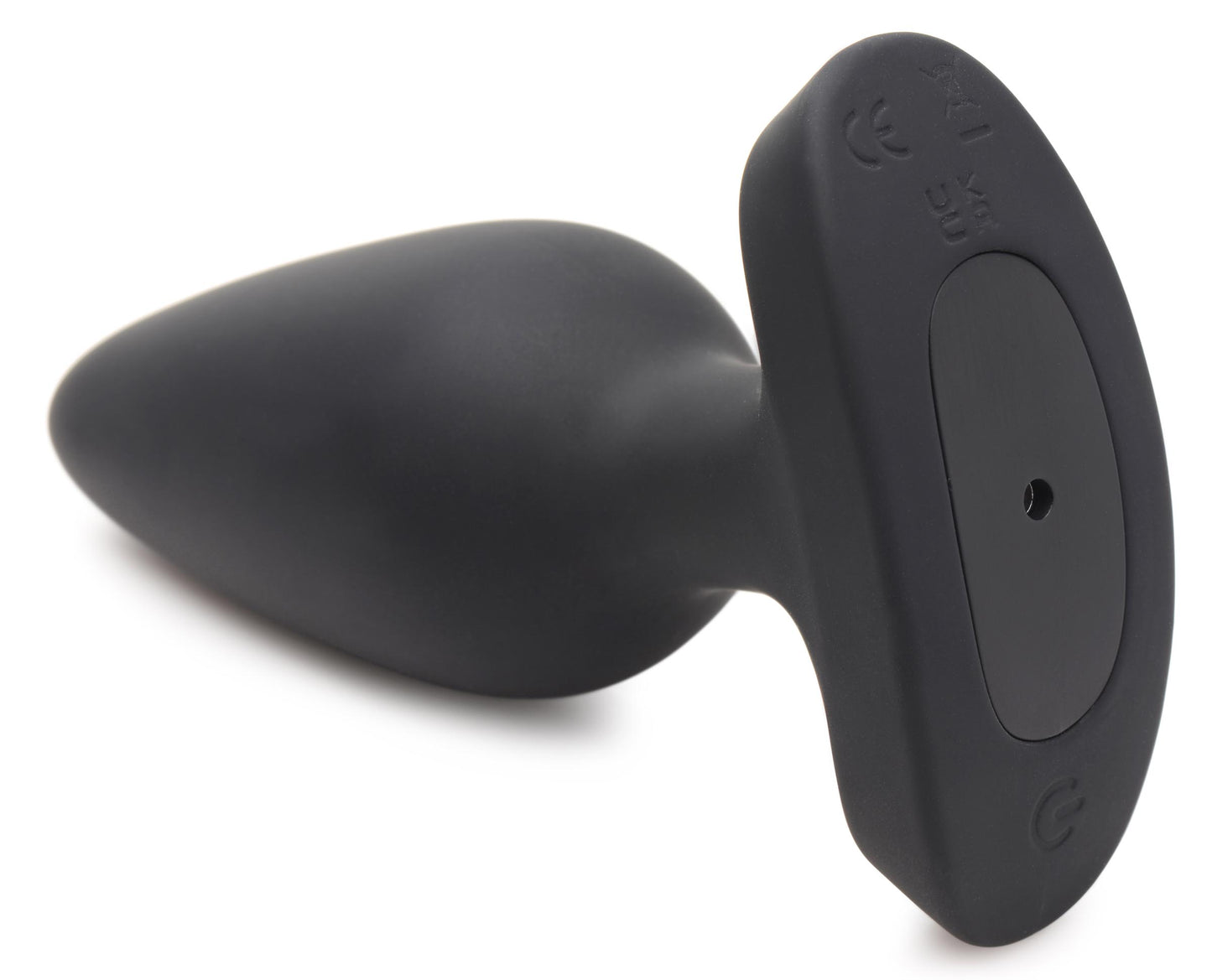 28X Laser Heart Silicone Anal Plug with Remote ��� Large