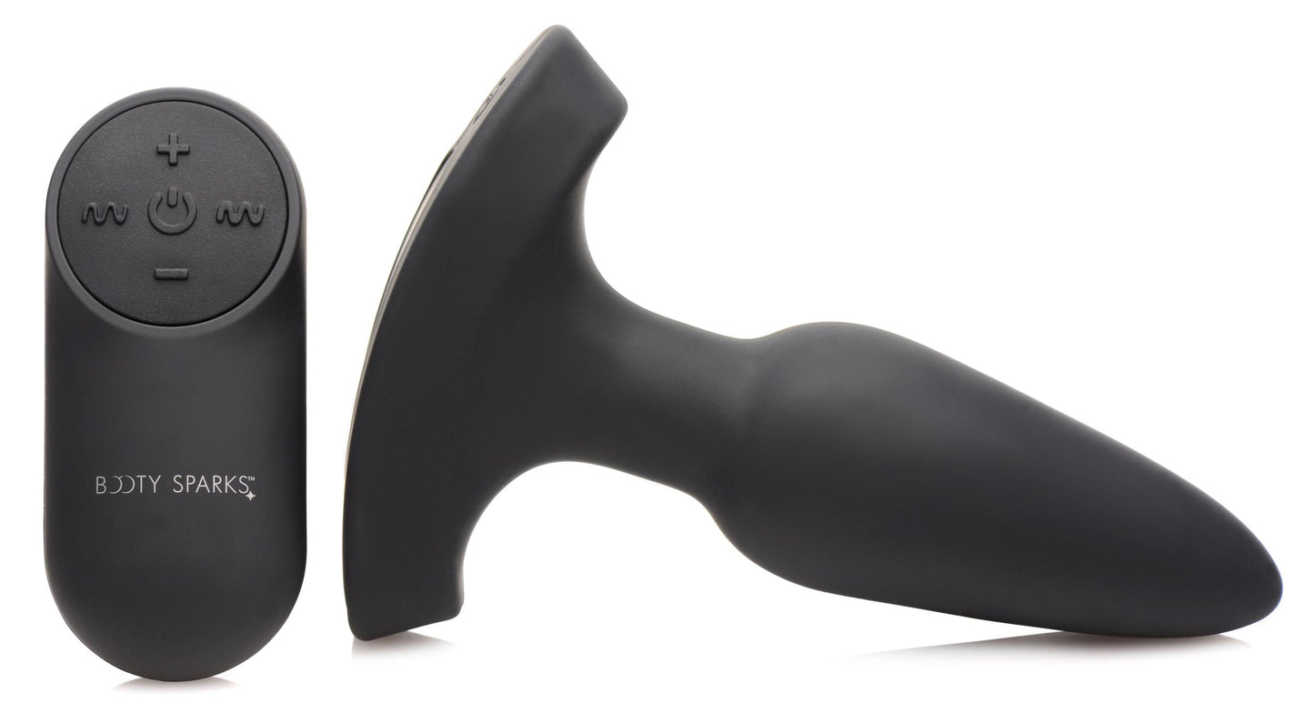 28X Laser Heart Silicone Anal Plug with Remote ��� Small