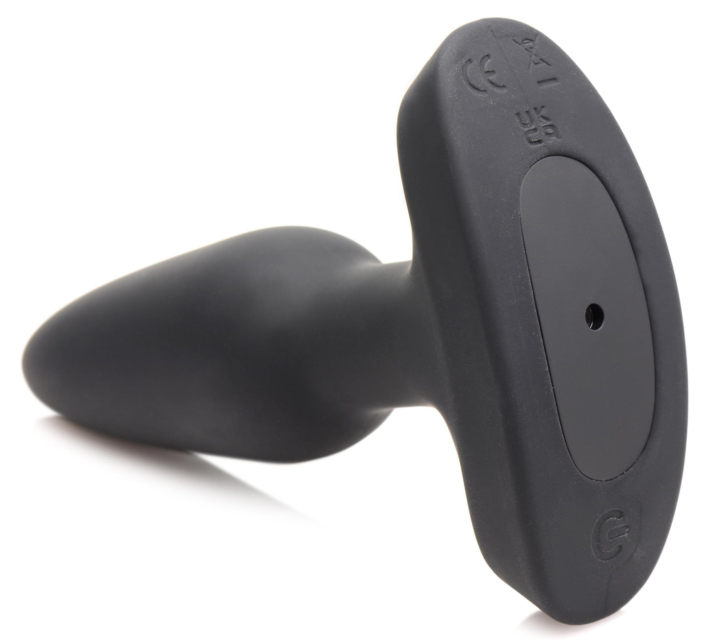 28X Laser Heart Silicone Anal Plug with Remote ��� Small