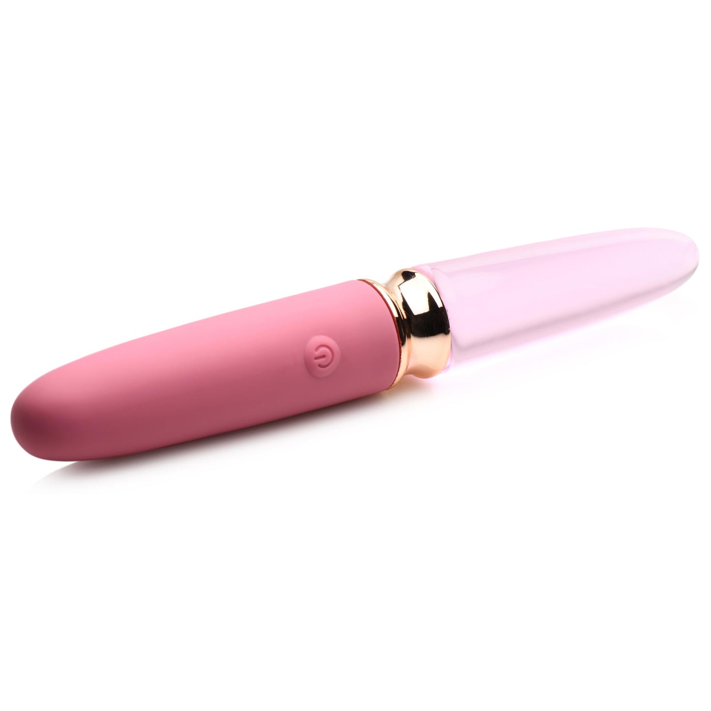 10X Ros�� Dual Ended Smooth Silicone and Glass Vibrator