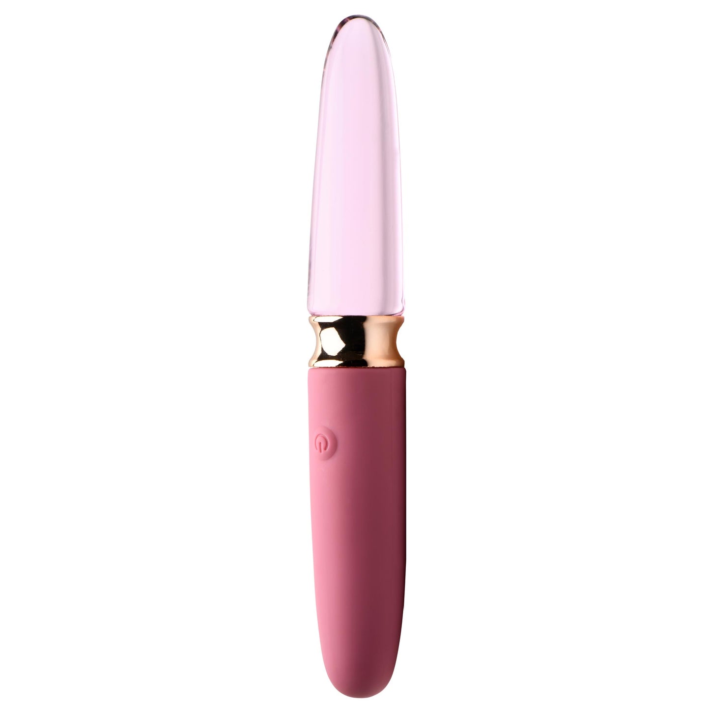 10X Ros�� Dual Ended Smooth Silicone and Glass Vibrator