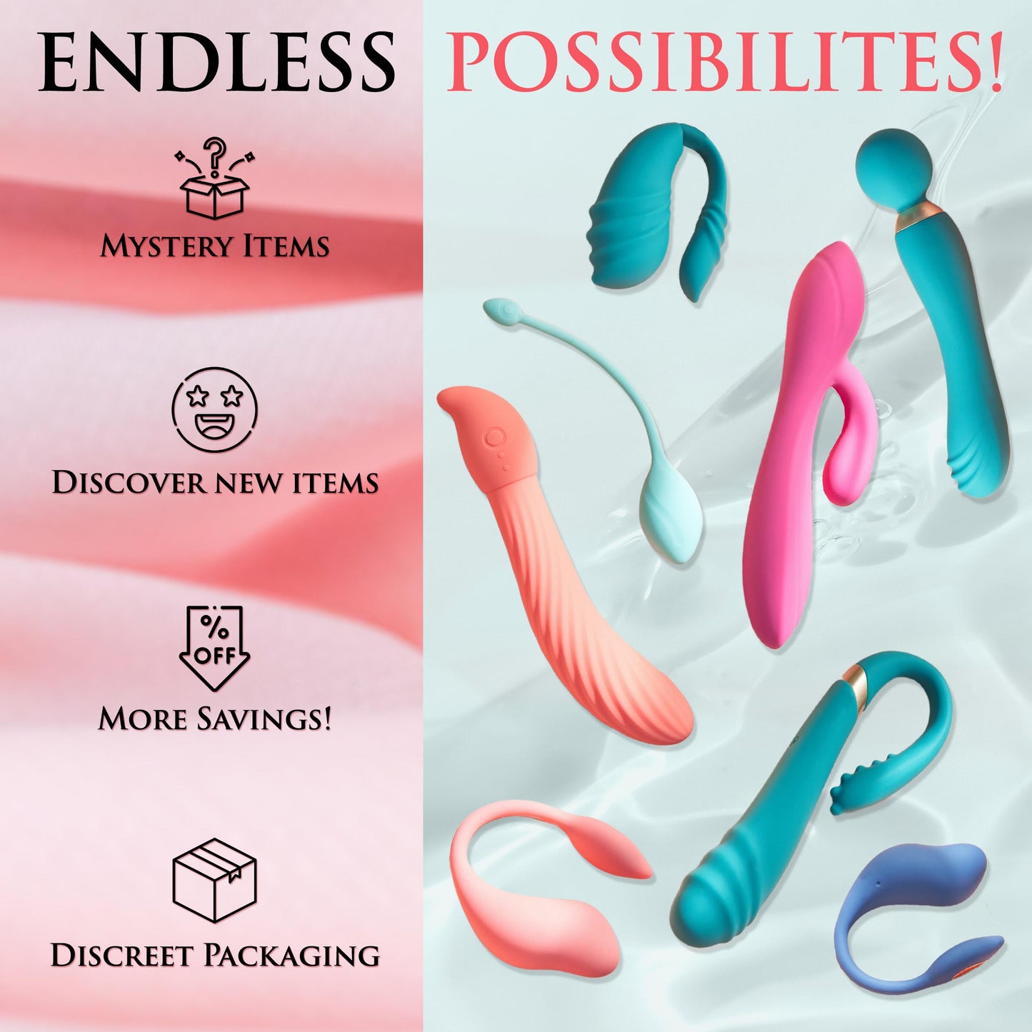 Female Sex Toy Mystery Box Small