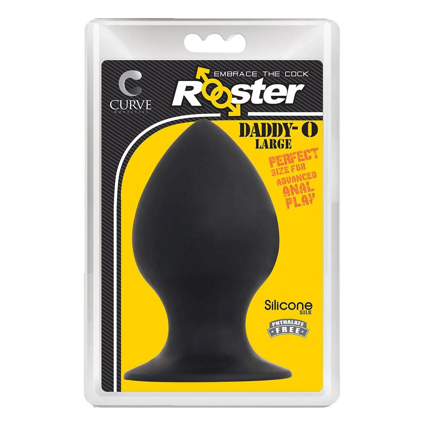 Daddy-O Silicone Anal Plug - Large